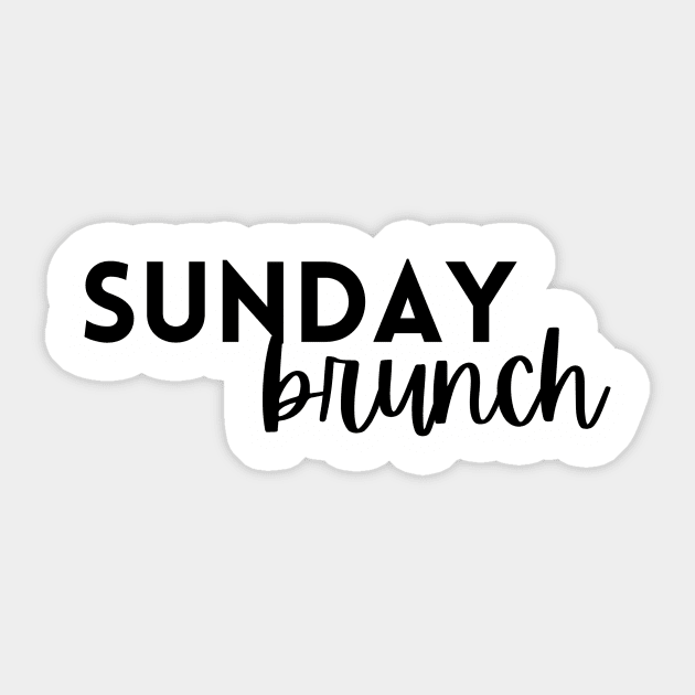 Sunday Brunch Sticker by Mrs. Honey's Hive